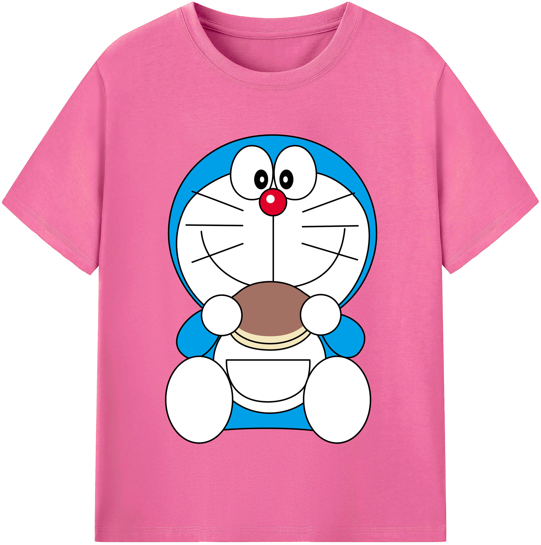 （画像用） ドラえもん Doraemon レディースカジュアルプリントTシャツ（綿100％）
